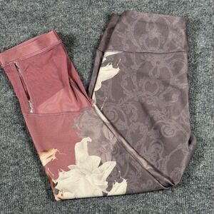 Calia By Carrie Underwood Leggings Womens Small Floral Print Athleisure Yoga Gym